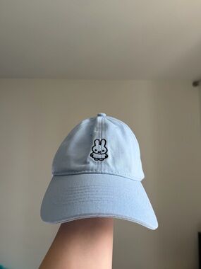 Light Blue Baseball Cap with Miffy Embroidery